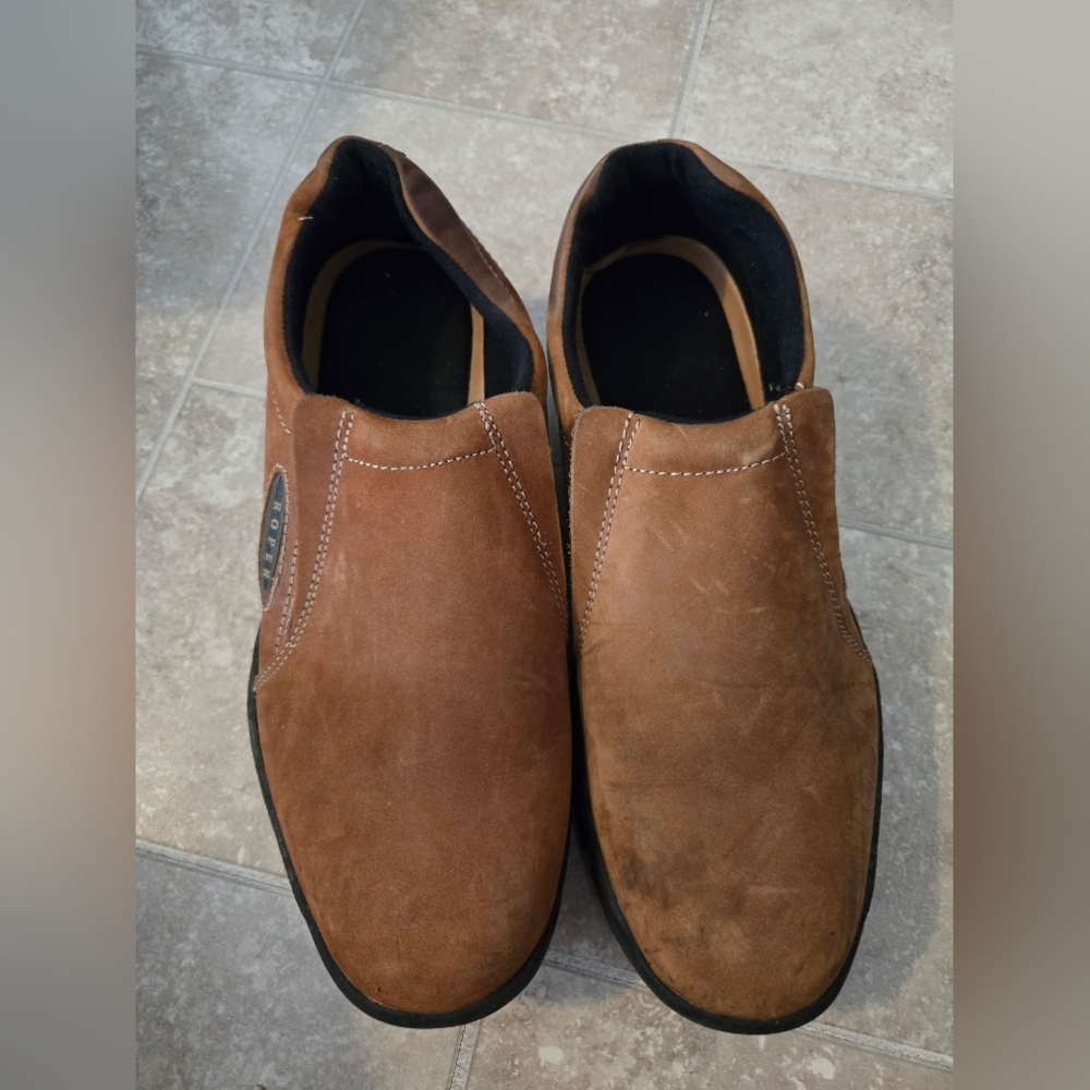 Roper Brown Casual Slip In Mens 11.5 09-020-0601-0237BR